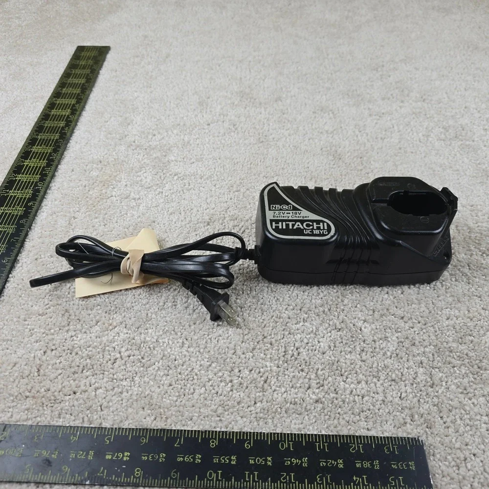 Hitachi Battery Charger Black UC18YG 7.2V-18V Ni-Cd Power‎ Tool Accessory